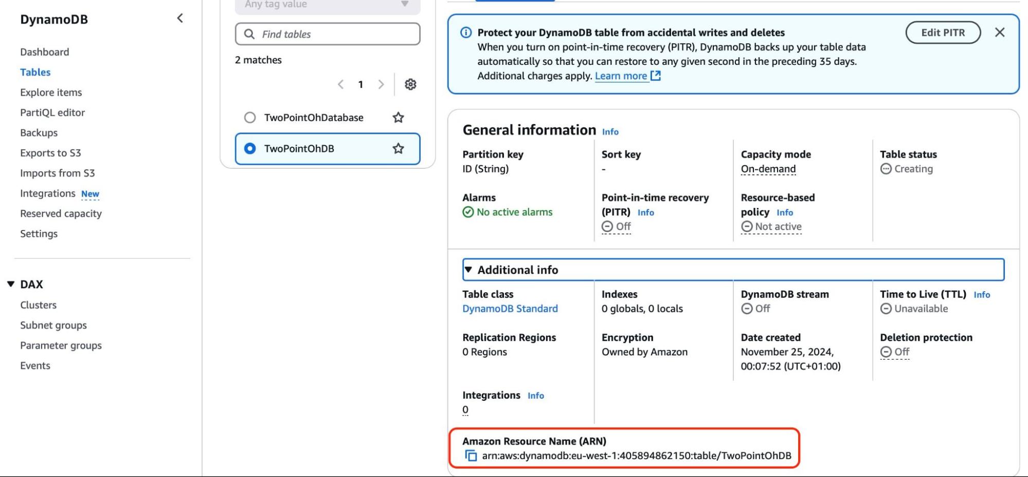 amazon resource name info